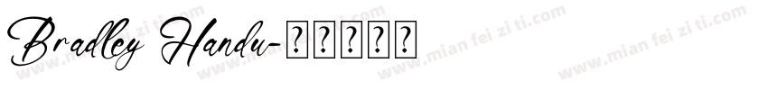 Bradley Handu字体转换
